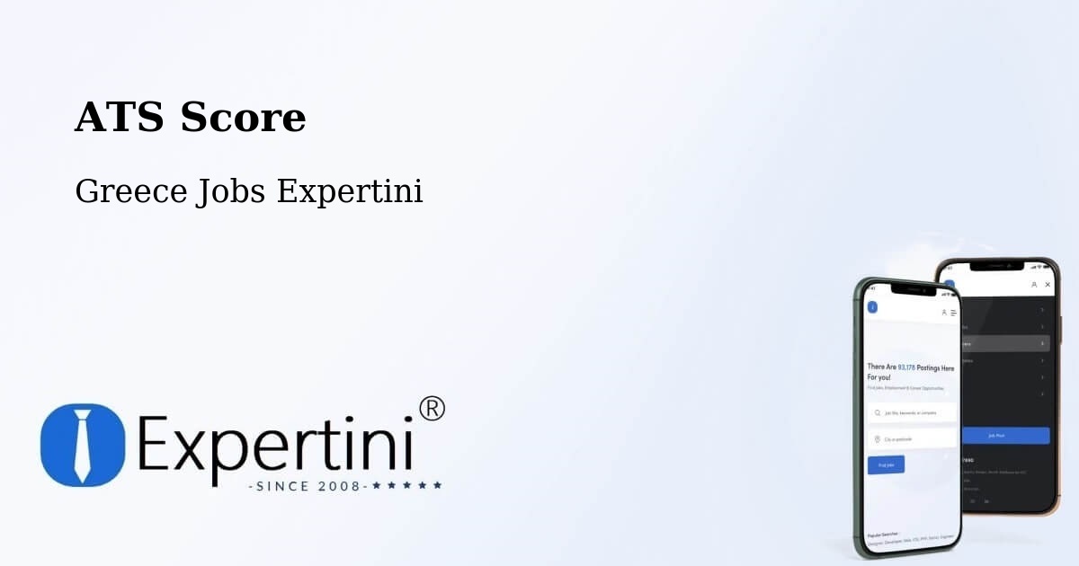 Resume ATS Score & Job Description Match Tool – Síndos - Greece Jobs Expertini